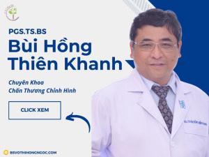 PGS TS BS. Bùi Hồng Thiên Khanh chuyên khoa cơ xương khớp