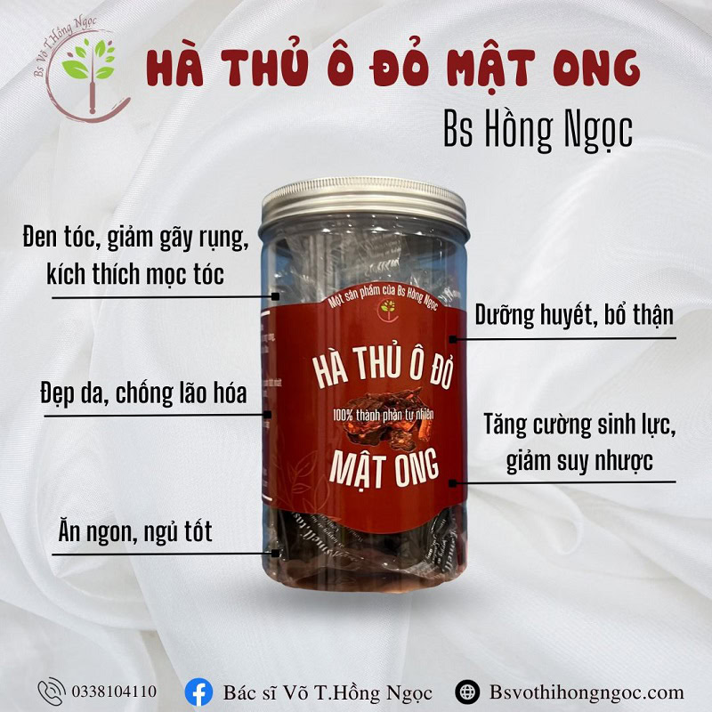 Công dụng, tác dụng của hà thủ ô đỏ