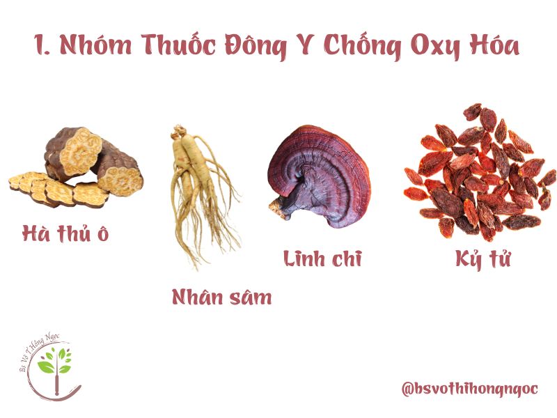 Nhóm thuốc chống oxy hóa